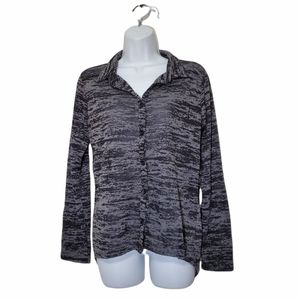 eyelash couture Button Down Burnout Shirt